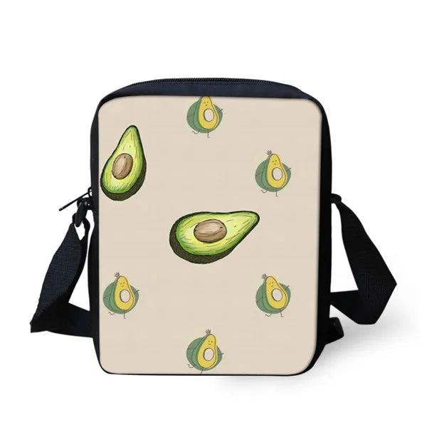 Avocado Shoulder Messenger Bag for Girls Crossbody Phone Bag