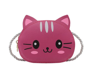 Princess Children's Mini Handbags Baby Girls PU Leather Small Shoulder Crossbody