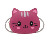 Princess Children's Mini Handbags Baby Girls PU Leather Small Shoulder Crossbody