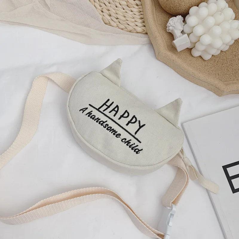 Kids' Embroidered Shoulder Bag Spring Waist Crossbody Bag