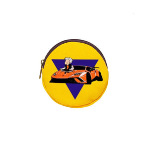 Canvas Pencil Case with Coin Pocket for Boys Girls Kids