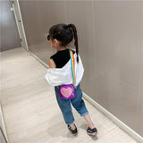 Girls Cartoon Shoulder Bag PU Leather Handbag