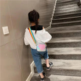Girls Cartoon Shoulder Bag PU Leather Handbag