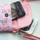 Frozen Princess Mobile Phone Bag PU Leather Girls Coin Purse Elsa
