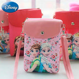 Frozen Princess Mobile Phone Bag PU Leather Girls Coin Purse Elsa
