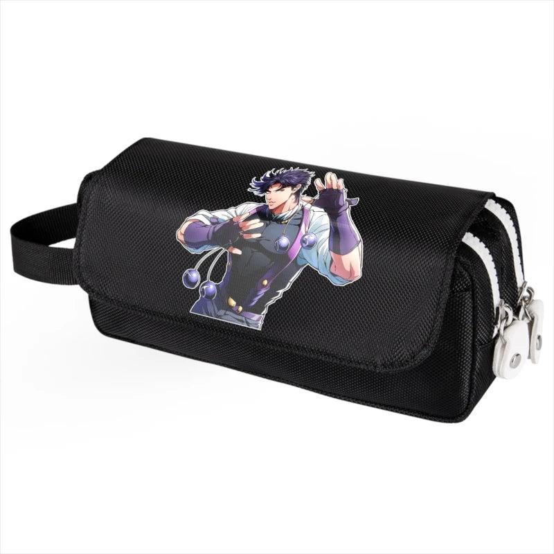 Jojo's Bizarre Adventure Canvas Pencil Case Organizer