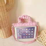 Mummy & Daughter Hand Holding Bags Bubble Tote Lunch Box Bag