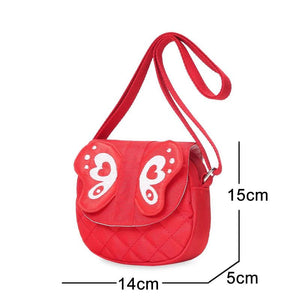 Kindergarten Baby Messenger Bags Cartoon Butterfly Children Shoulder Bags