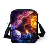 Galaxy Pattern Shoulder Messenger Bag for Boys