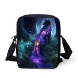 Galaxy Pattern Shoulder Messenger Bag for Boys