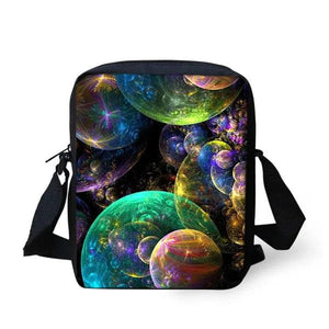 Galaxy Pattern Shoulder Messenger Bag for Boys