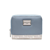 Women's Color-Block Zip Handbag Purse
