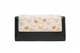 Purity Wallet Women's Long Wallet PU Bear Buckle Zipper Handbag