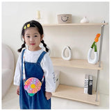 Children's Silicone Finger Decompression Crossbody Bag