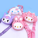 Unicorn Coin Purse Cartoon Wallet For Kid Crossbody Bag