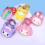 Unicorn Coin Purse Cartoon Wallet For Kid Crossbody Bag