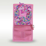 Smiggle Children's Wallet Triple Coin Purse Unicorn Butterfly