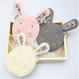 Kids Coin Purse Bag Hobos Mini Small Cotton Fabric Cartoon Rabbit Solid