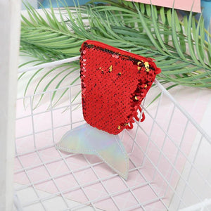 Sequins Mermaid Coin Purse Mini Bags Baby Girl Money Change Wallet
