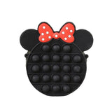 Mini Silicone Coin Purse Kids Key Bag Bubble Crossbody Bag Gift