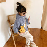 Mini Rabbit Children Coin Purse Plush Messenger Bag for Kids
