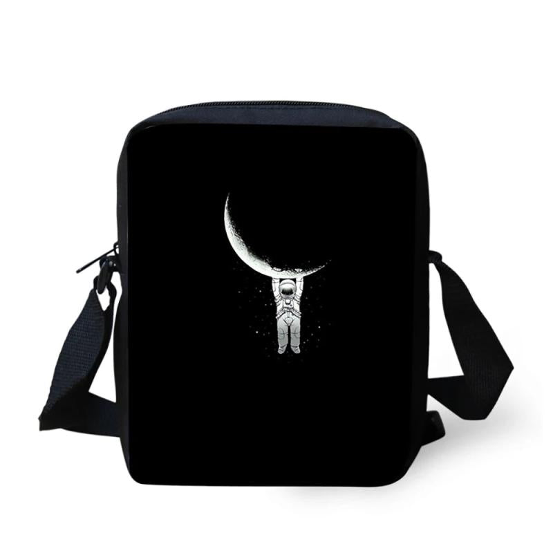 Alien Rainbow Space Prints Handbags Gift Crossbody Bags ET Mini Messenger