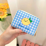 Cute Cartoon Bear Mini Coin Wallet Zipper Purse Key Case