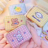 Cute Cartoon Bear Mini Coin Wallet Zipper Purse Key Case