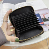 Vintage Printed Short Wallet Female Card Holder Lightweight Bag
