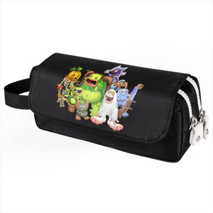 My Singing Monsters Pencil Case Large Capacity Cartoon Stationery Storage Bag