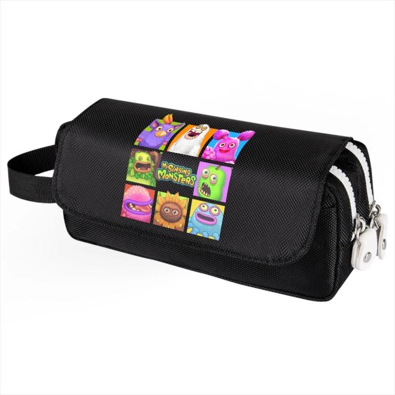 My Singing Monsters Pencil Case Large Capacity Cartoon Stationery Storage Bag