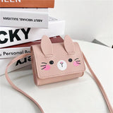 Rabbit Girls Crossbody Bag Small Coin Purse Handbag Children's Accessories