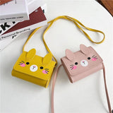 Rabbit Girls Crossbody Bag Small Coin Purse Handbag Children's Accessories