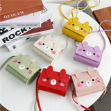 Rabbit Girls Crossbody Bag Small Coin Purse Handbag Children's Accessories