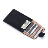 Mini Money Clip Coin Pouch Card Holder Leather Wallet