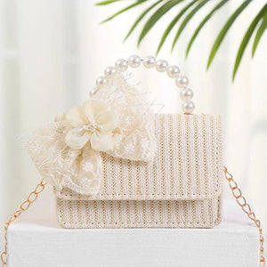 Girl Messenger Backpack Flower Princess Bag Baby Shoulder Packet