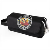 Cuphead Mugman Pen Pencil Case, Canvas Stationery Storage Bag Organizer