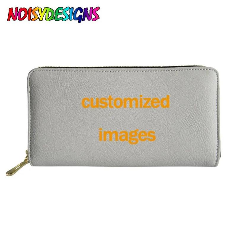 Cats Astronauts Print Long Purse Ladies Phone Wallet Coin Pocket