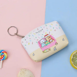 Cartoon Pu Purse Coin Bag Mini Wallet