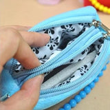 Floral Kids Coin Purse Mini Wallet Small Pearl Pouch Crossbody Bag