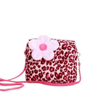 Floral Kids Coin Purse Mini Wallet Small Pearl Pouch Crossbody Bag
