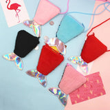 Mermaid Tail Sequins Coin Purse Crossbody Bag for Girls