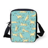 Golden Retriever Messenger Bag for Boys
