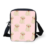 Golden Retriever Messenger Bag for Boys