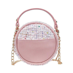 Hot Pearl Flower Chain PU Shoulder Bag Messenger Bag Girls Crossbody Bag