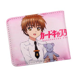 Cardcaptor Sakura Wallet Pink Anime Girl Purse with Coin Pocket
