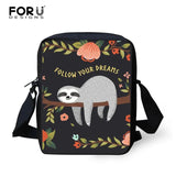 Sloth Small Bag for Kindergarten Boys Girls Preschool Bag Mini Messenger Bag