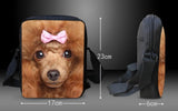 Cartoon Nurse Print Messenger Bag Women Lady Casual Flap Small Flat Shoulder Bag
