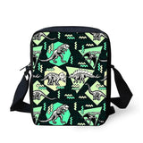 Dinosaur Child Shoulder School Square Messenger Bag Animal Kids Crossbody