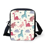 Dinosaur Child Shoulder School Square Messenger Bag Animal Kids Crossbody